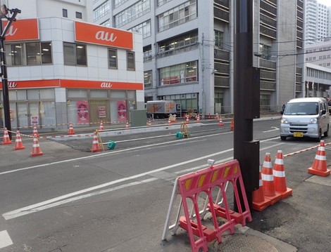 氷川緑道西通線(南区間)道路整備工事(H30-4)-施工前④