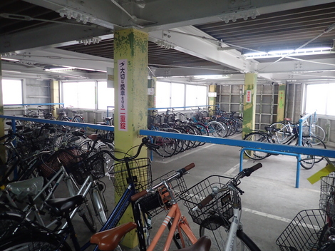 せんげん台駅西口第2自転車駐車場改修工事-施工前①