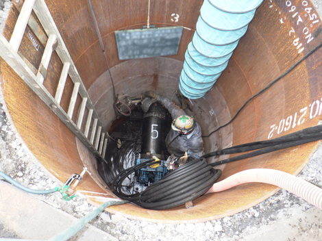 芝川第9-1処理分区下水道工事(北建-30-103)-施工状況②