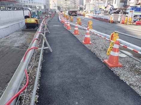 氷川緑道西通線（南区間）道路整備工事（H30-4）-施工前⑥