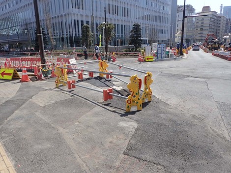 氷川緑道西通線(南区間)道路整備工事(H30-4)-施工前①