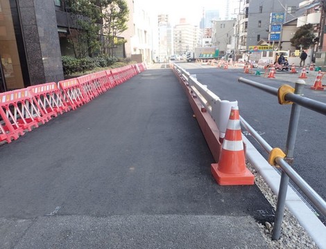 氷川緑道西通線(南区間)道路整備工事(H30-4)-施工前③