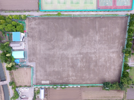 UR高等学校第1・2グラウンド整備工事-第1グラウンド-ドローン空撮