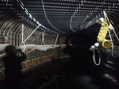 南部第10処理分区下水道工事(南再-R1-302)-鋼製リング組立