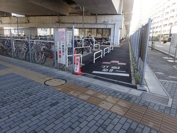 八潮駅A・B・C・D自転車駐車場改修工事-施工前⑥