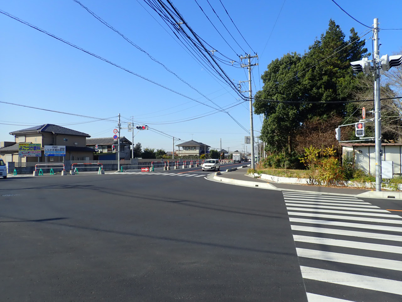 総合交付金(交通安全)工事(蓮田・高虫交差点)完成②
