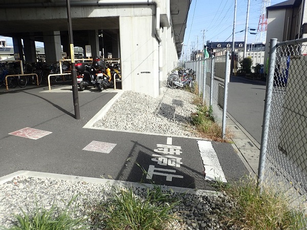 八潮駅A・B・C・D自転車駐車場改修工事-施工前⑤