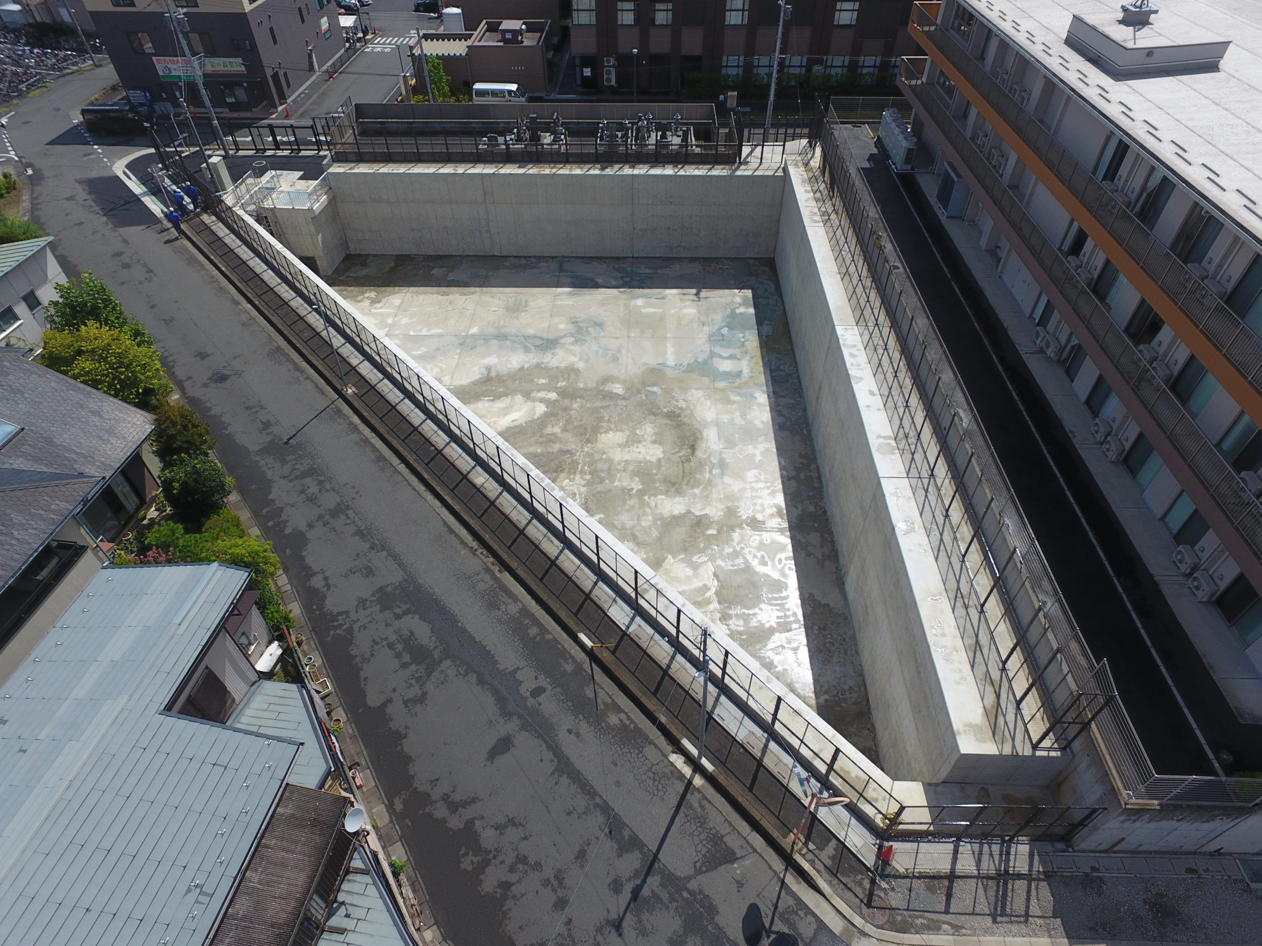 土呂 調整池築造工事 完成画像③