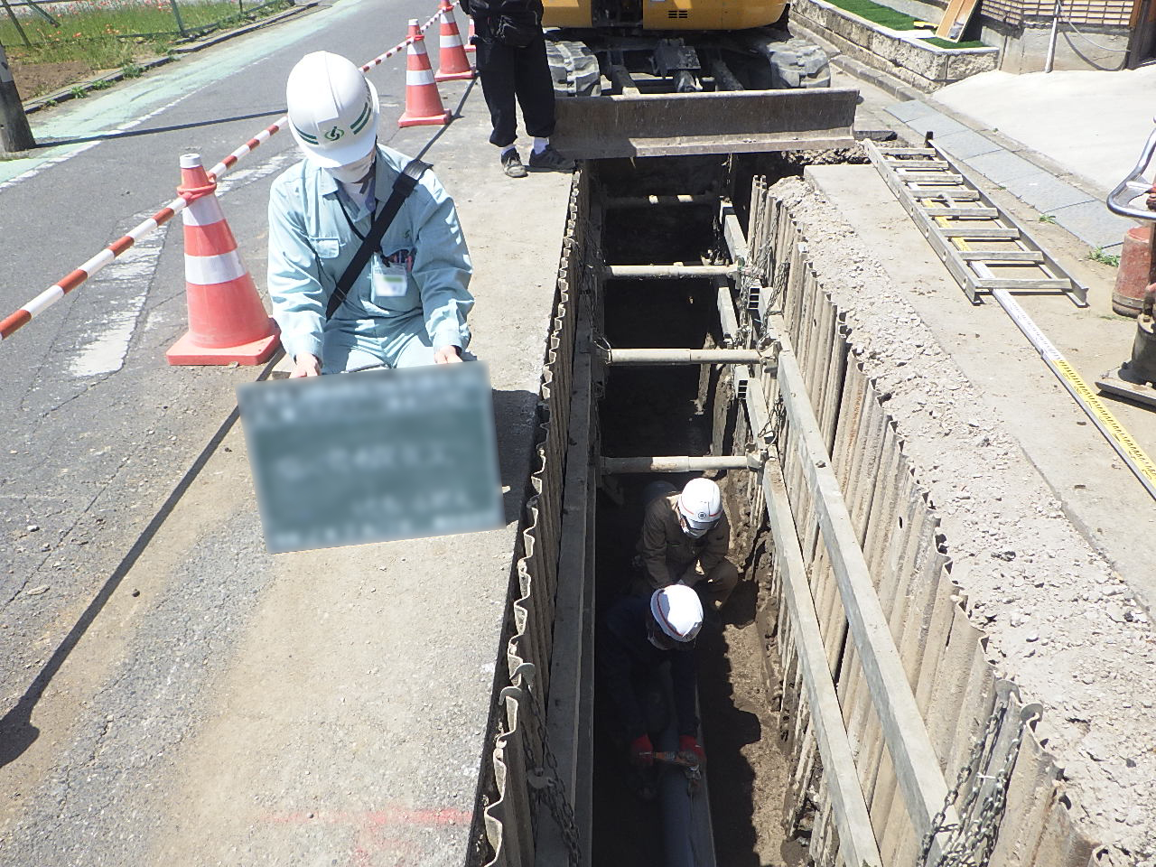 岩槻 第4処理分区 下水道工事 開削工