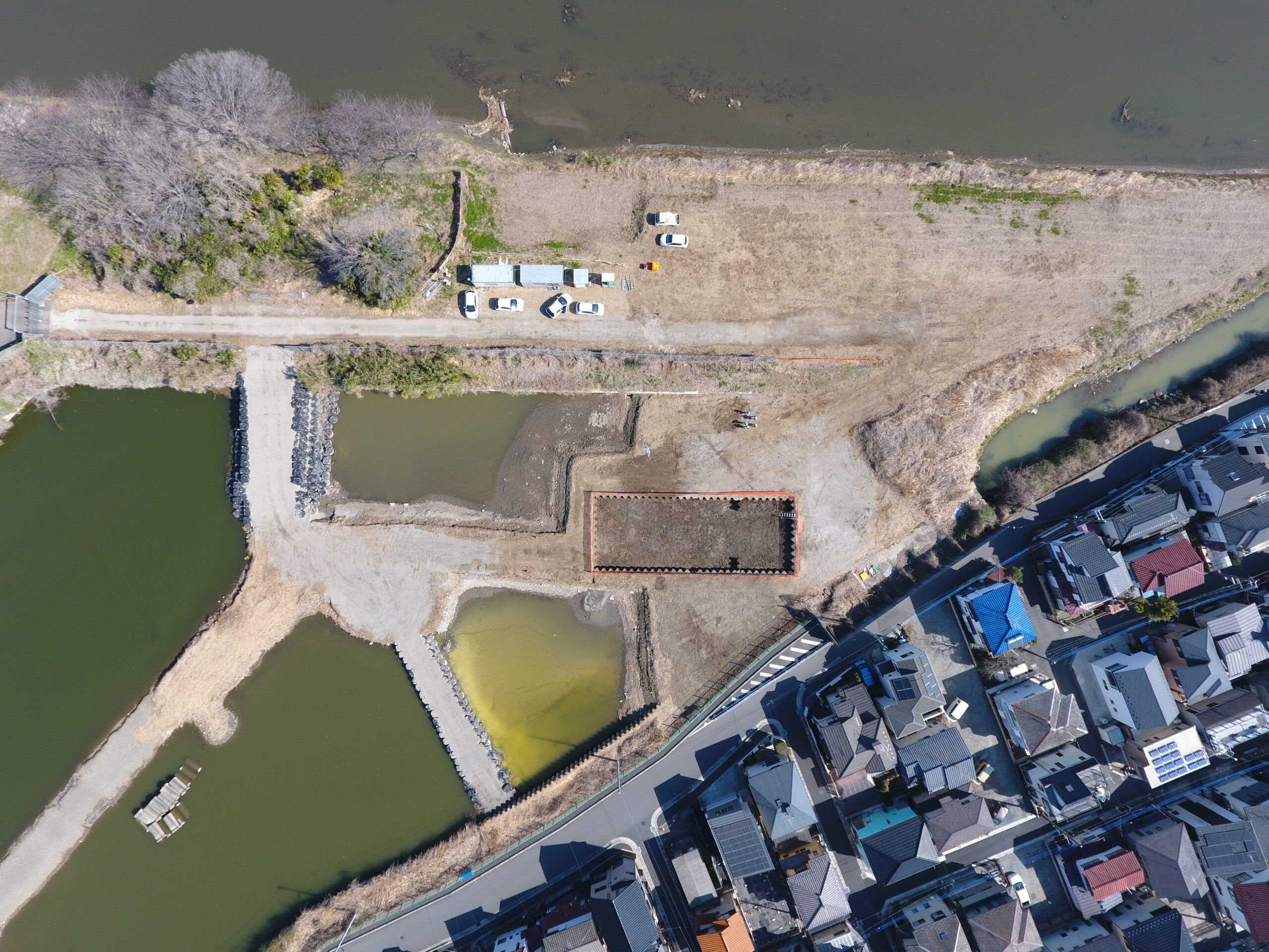 江川土地区画整理事業　調整池排水機場築造工事（R5）