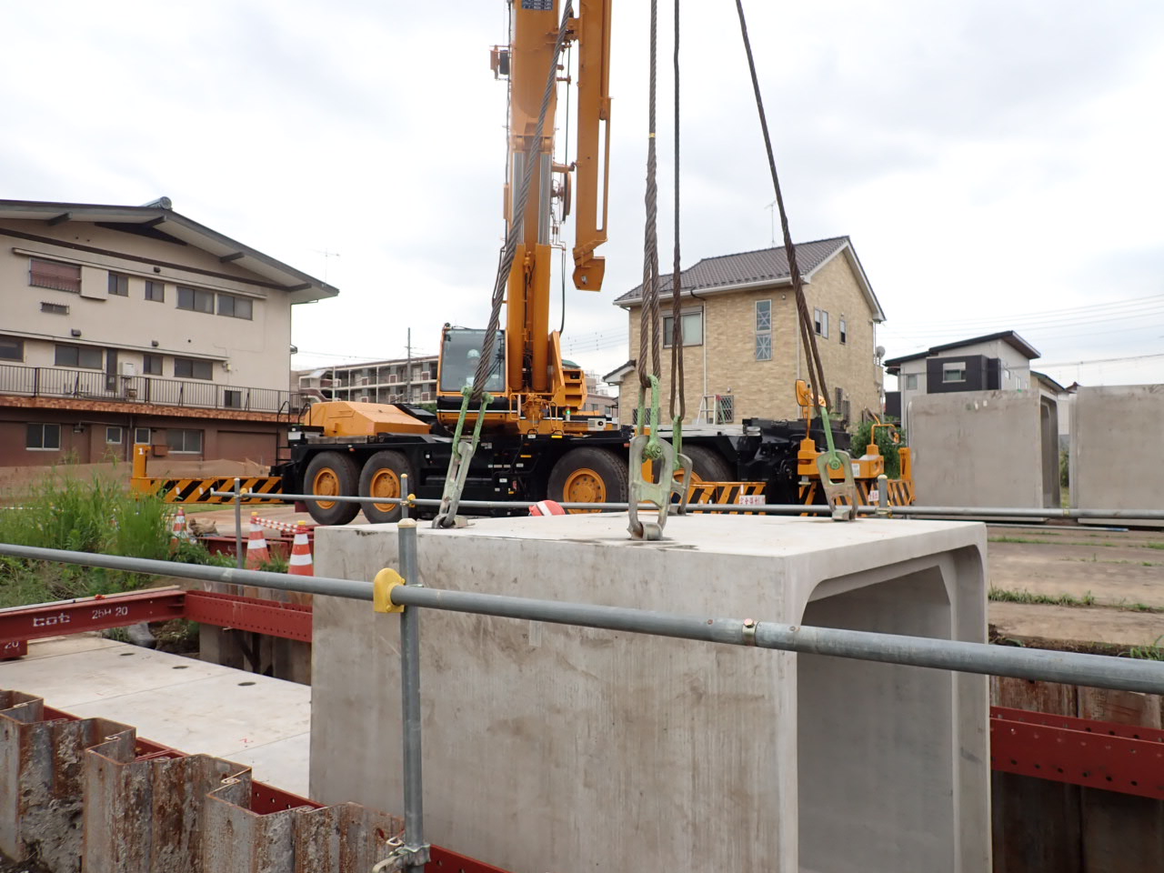 岩槻駅西口土地区画整理事業　境堀排水路改修工事（その５）
