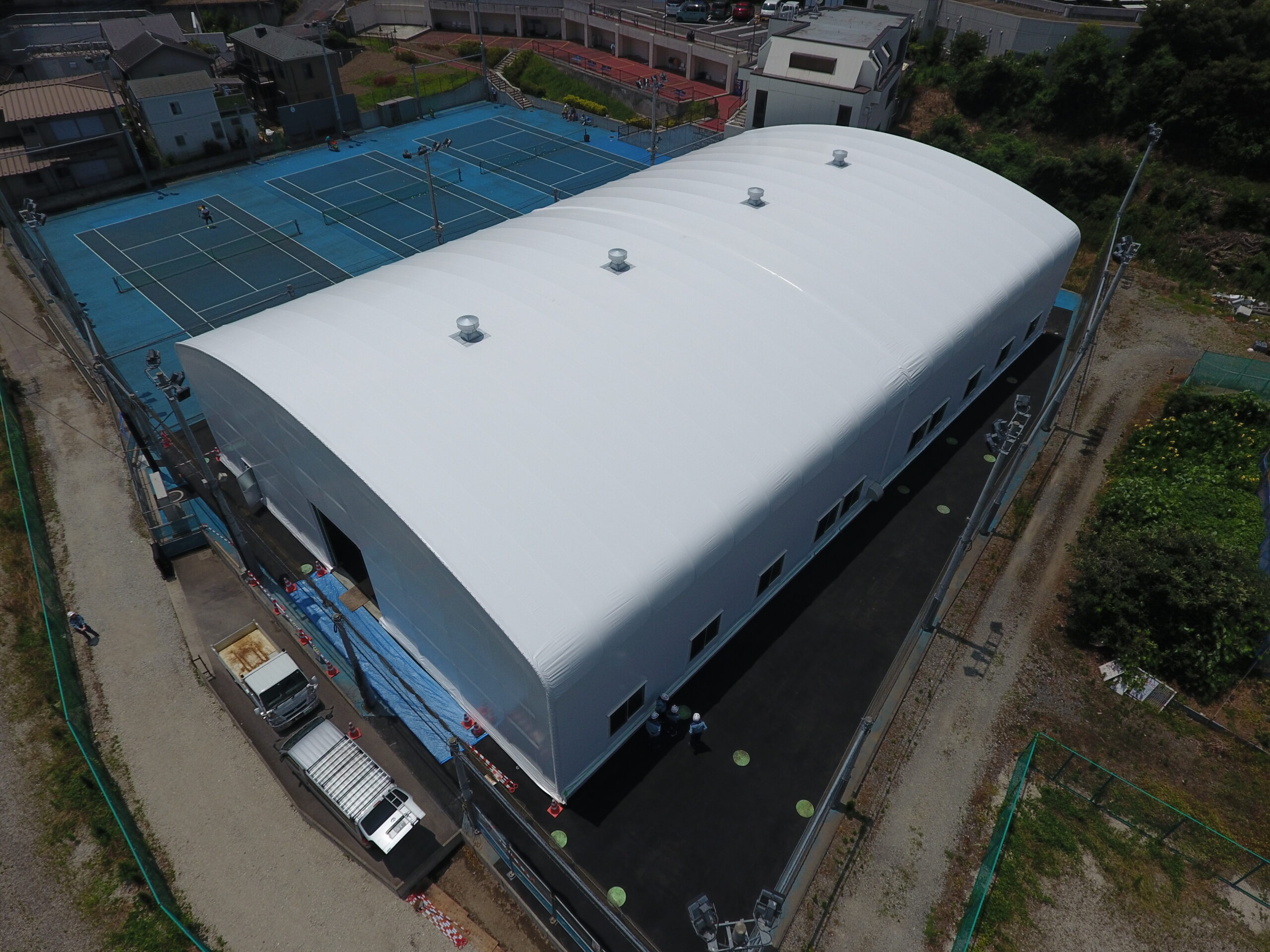 UR高等学校グラウンド屋内運動場新設工事