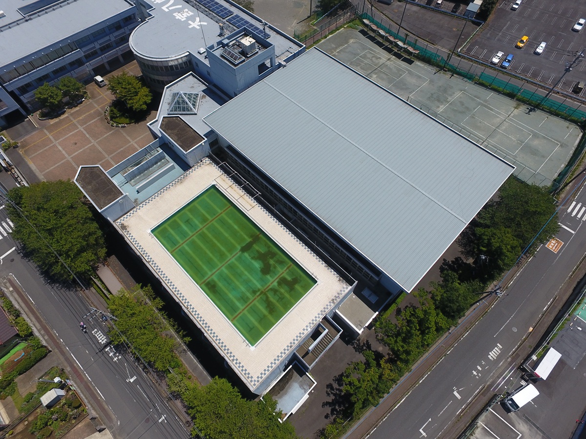 さいたま市立大宮八幡中学校屋内運動場外部改修工事